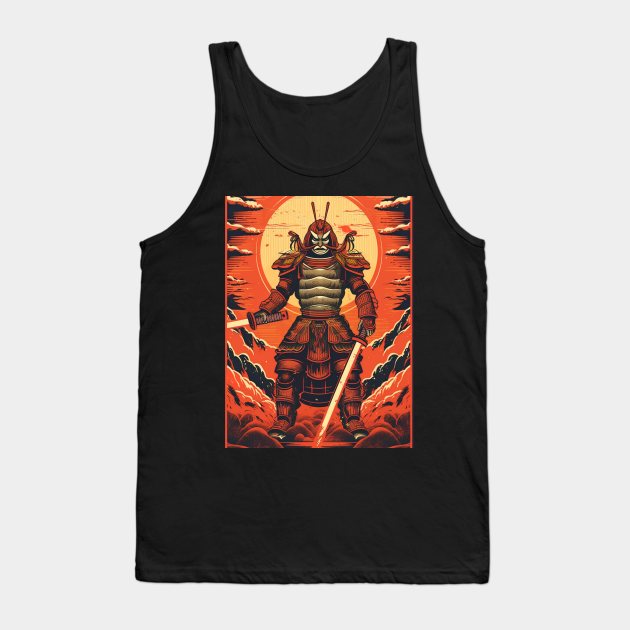 Japanese samurai movie poster Tank Top by Maverick Media